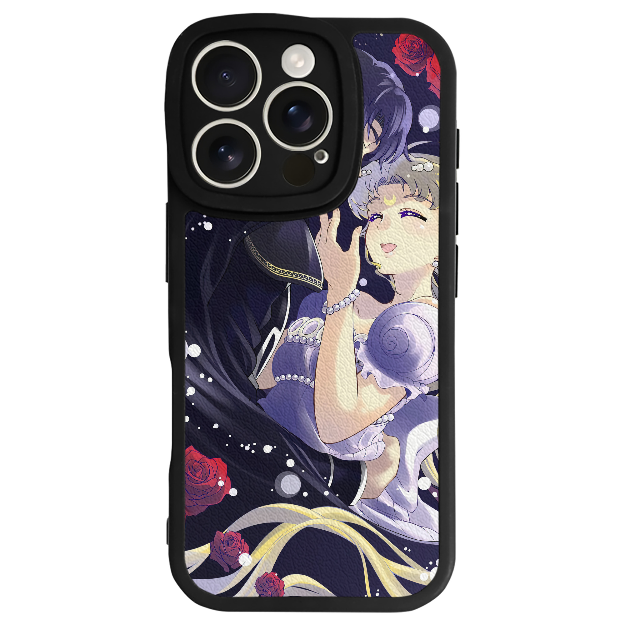 （画像用） 美少女戦士セーラームーン Sailor Moon 【iPhone 16シリーズ対応】シリコンスマホケース（レザー調） 材質：シリコン